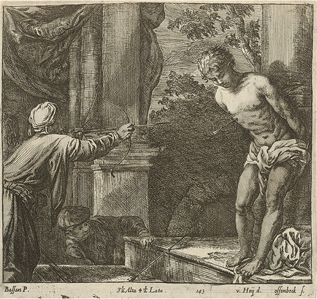 Umučenie sv. Sebastiána (?)