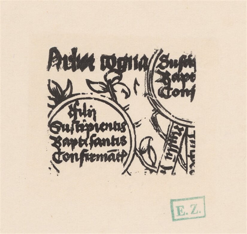 Fragment ilustrácie Arbor cognations spiritualis O. LI/4