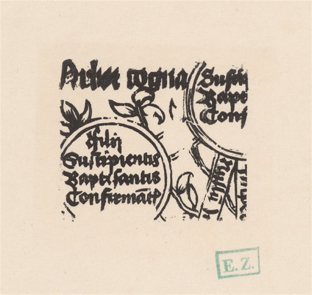 Fragment ilustrácie Arbor cognations spiritualis O. LI/4