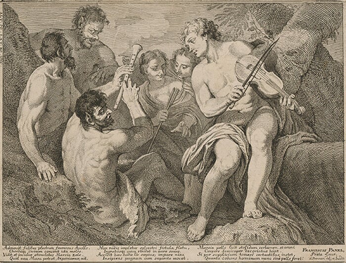 Marsyas a Apolón