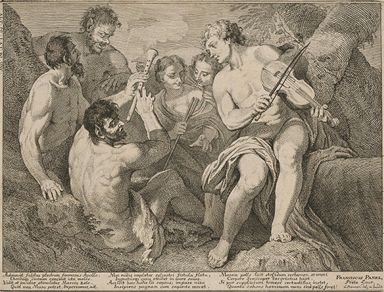 Marsyas a Apolón