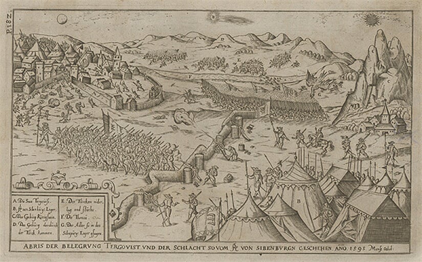 Obliehanie a dobýjanie mesta Tergovist roku 1595
