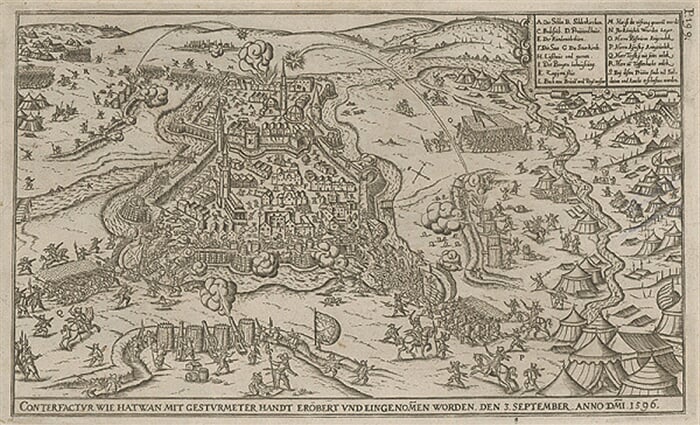 Mesto Hatvan dobyté 3.septembra 1596