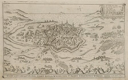 Mesto Gyula dobyté Turkami roku 1566