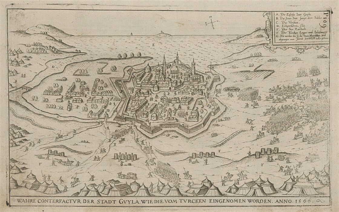 Mesto Gyula dobyté Turkami roku 1566