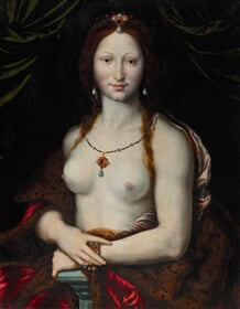 Polopostava ženy s obnaženým poprsím (Mona Vana Nuda)
