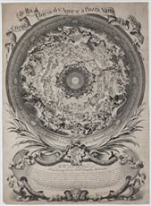 Výzdoba kopule kostela San Agnese in Agone na Piazza Navona