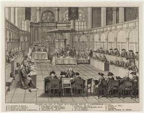 Synoda konaná v chóru Nového kostela v Amsterodamu v roce 1730