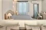 Hotel El Greco Resort - Santorini: fotografie vybavení exteriérů a interiérů ubytování.