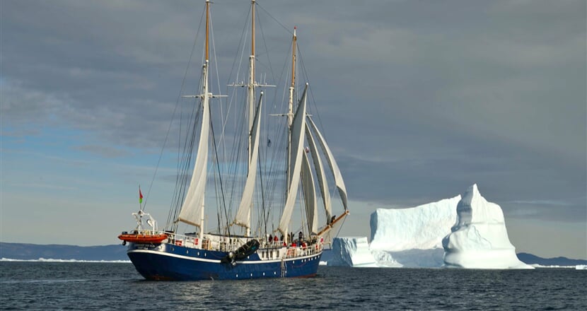 Rembrandt van Rijn under sail, Greenland, August Tarik Checkchak