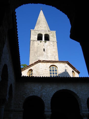POREČ, Eufraziova bazilika, veža