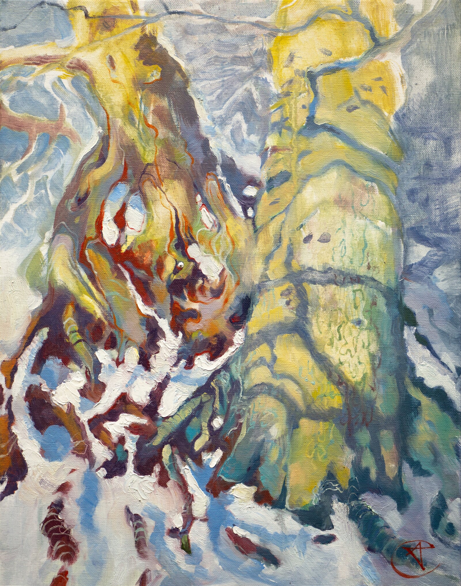 Adéla Topolová: Na kořenovém panství, 45 × 35 cm