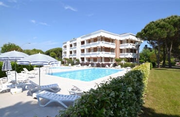 Bibione Pineda - Apartmány Gavitello, rezidence s bazénem