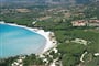 Letecký pohled, Orosei, Sardinie