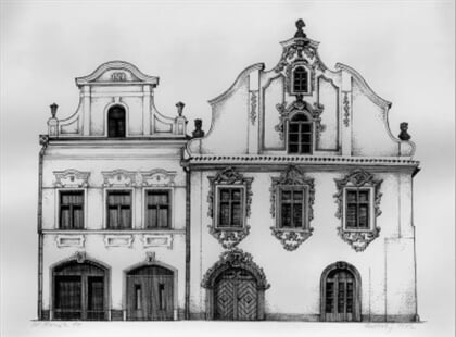 Domy čp. 194 a 195 na náměstí