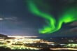 Polární záře nad Reykjavikem - Island