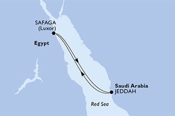 MSC Splendida - Egypt, Saúdská Arábie (Safaga)