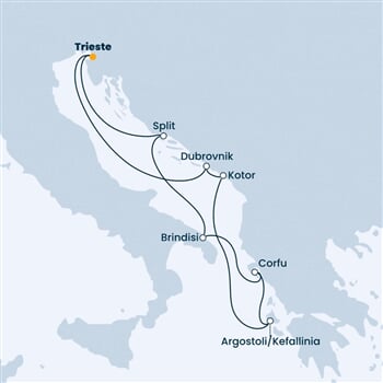 Trasa plavby CLU-TRS07133
