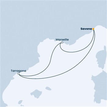 Trasa plavby CLU-SVN04382