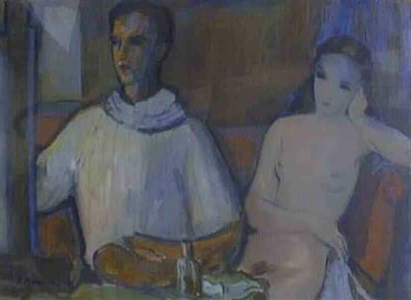 Odpočívající ženský model