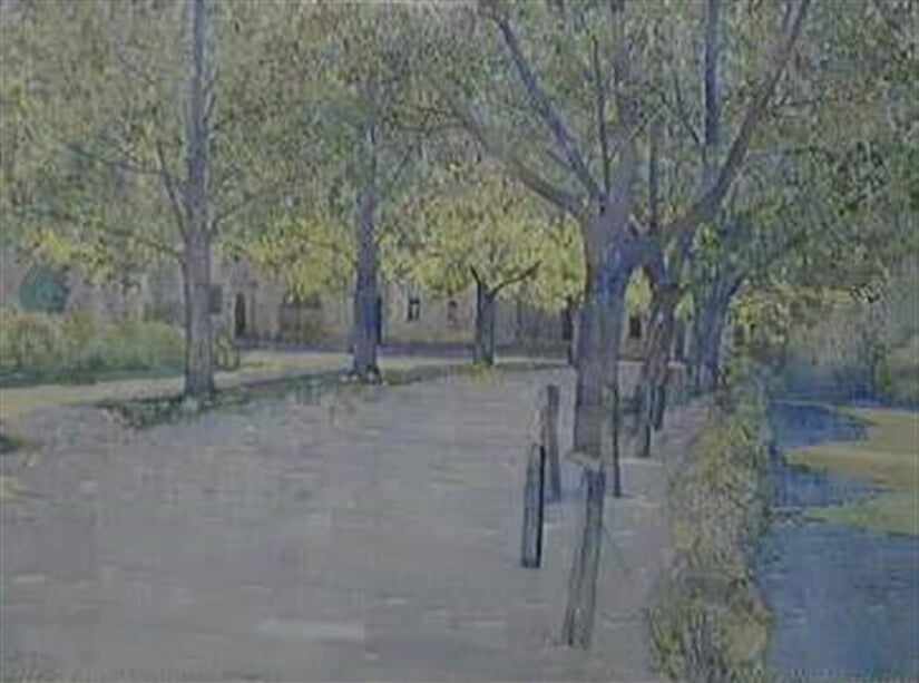 Spodní alej v parku