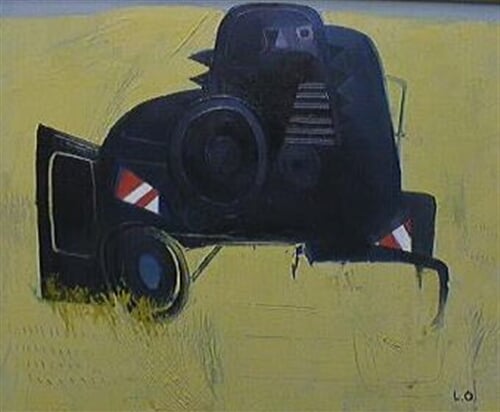 Odpočívající kombajn