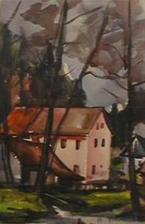 Podvečer na Zábršově mlýně