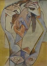 Žena s hřebenem