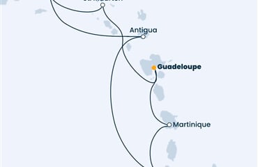 Costa Fascinosa - Nizozemské Antily, Panenské o. (britské), Sv.Vincenc a Grenadiny (Pointe-a-Pitre)