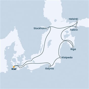 Trasa plavby CFS-KEL09A04
