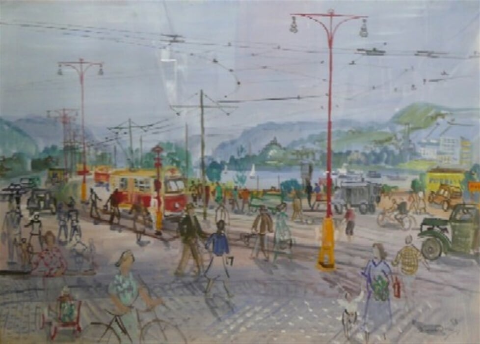 Pražský motiv-Zlíchov
