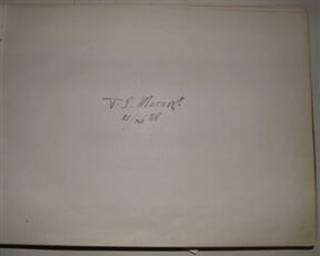 Album pamětních kreseb členů SVUM (133 listů). Podpis TGM/nevyužito
