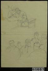 Oboustranná figurální studie
