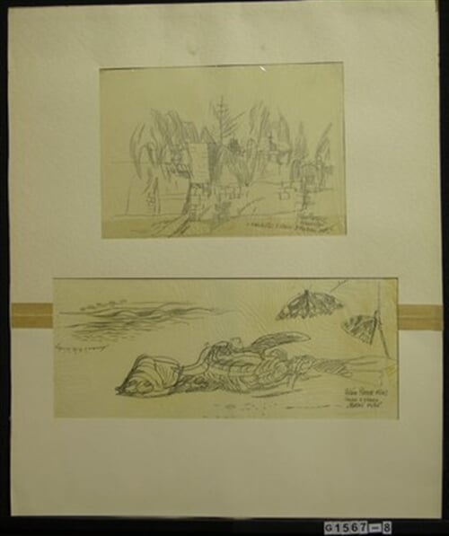 Studie k obrazu Mrtvá ryba