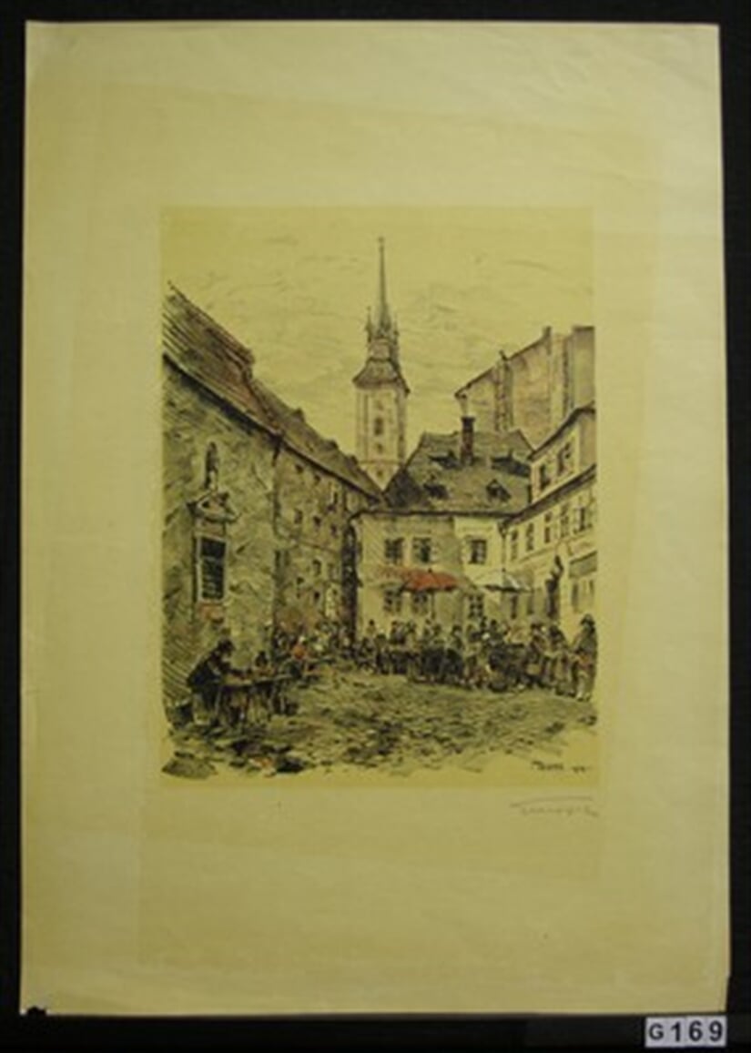 Trh na Františkánském náměstí v Brně