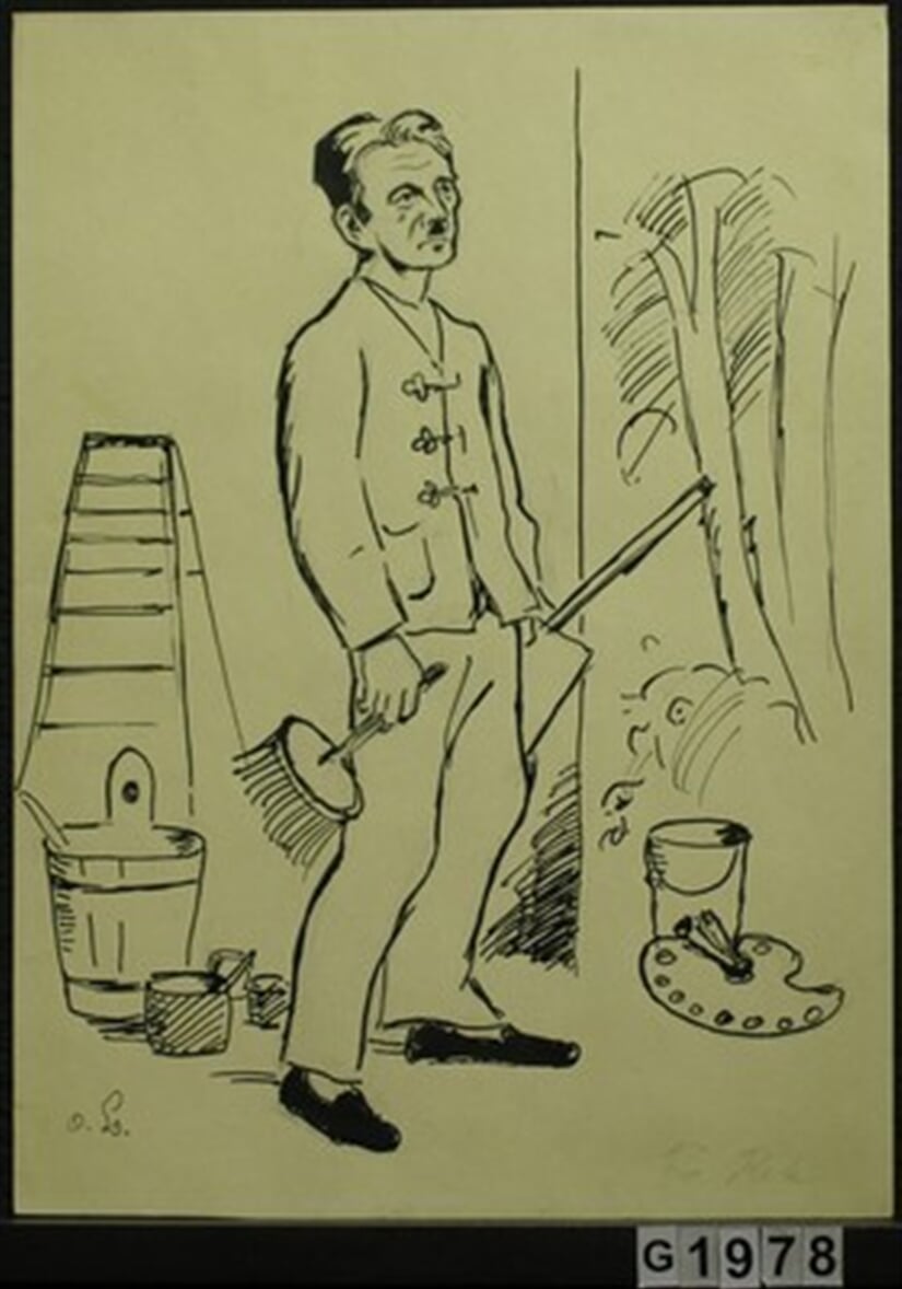 Soubor ilustrací ke knize 'Moravský kumšt v košili' - František Rek