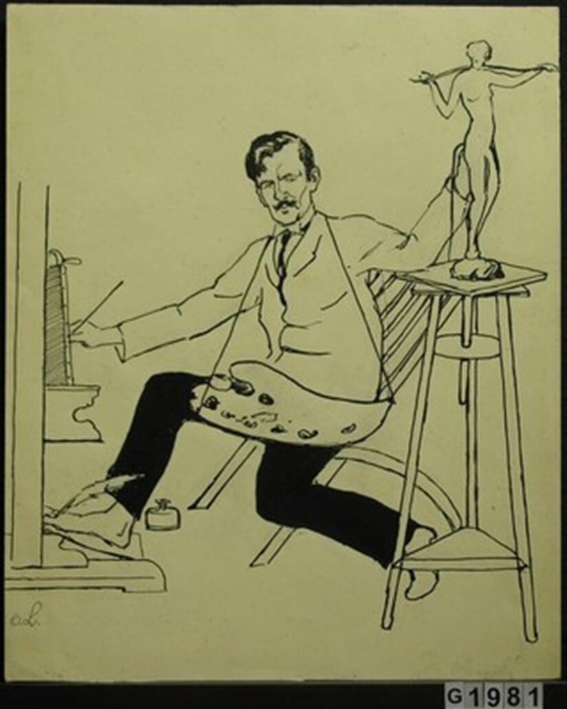 Soubor ilustrací ke knize 'Moravský kumšt v košili' - Jakub Obrovský