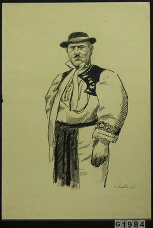 Soubor ilustrací ke kresbě 