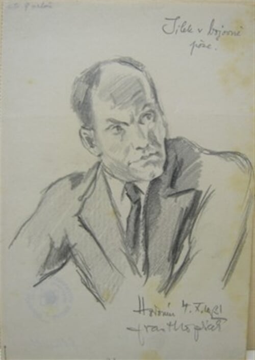 Jílek v bojové póse Maketa ke knize 