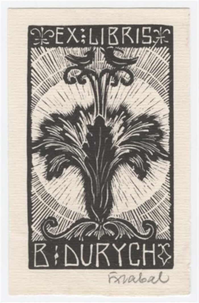 Ex libris - B. Durych