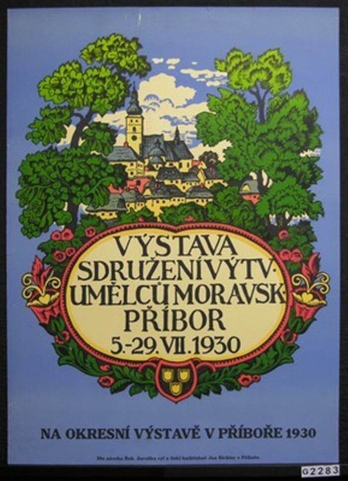 Plakát, Výstava SVUM v Příboře, 1930