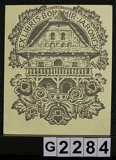 Ex-libris B. Jaroněk