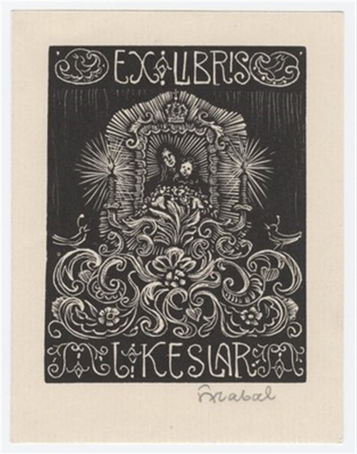 Ex - libris: L. Keslar