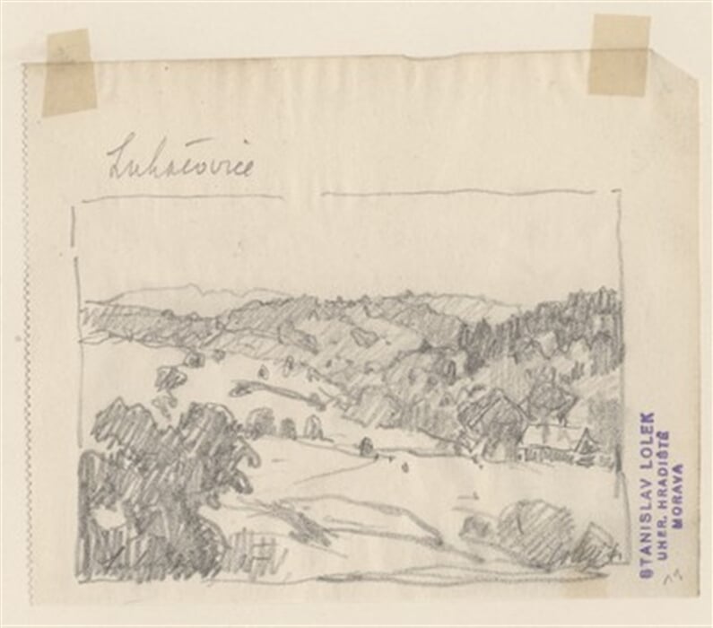 Adjustovaná kresba (Luhačovice 1925)