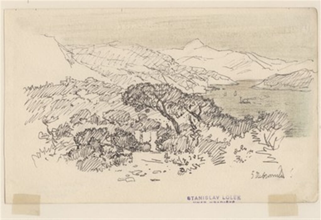 Adjustovaná kresba (Z Dubrovníku)