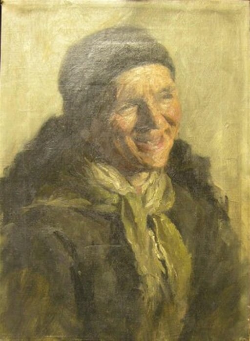 Portrét stařeny