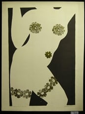 Žena s květinami I