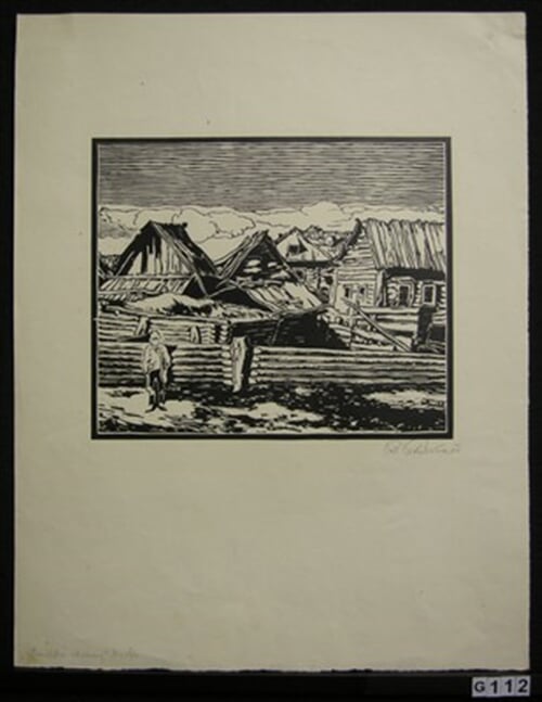 Sibiřské chalupy ( Rusko )