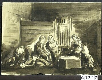 Kompozice s válečným motivem IV.