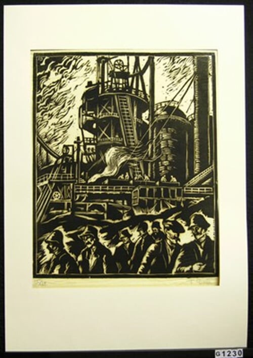 Na šichtu (z cyklu Smutná země)